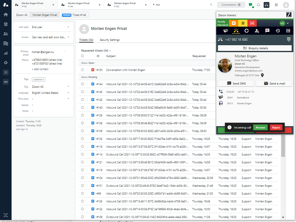 Zisson Interact screenshot 1